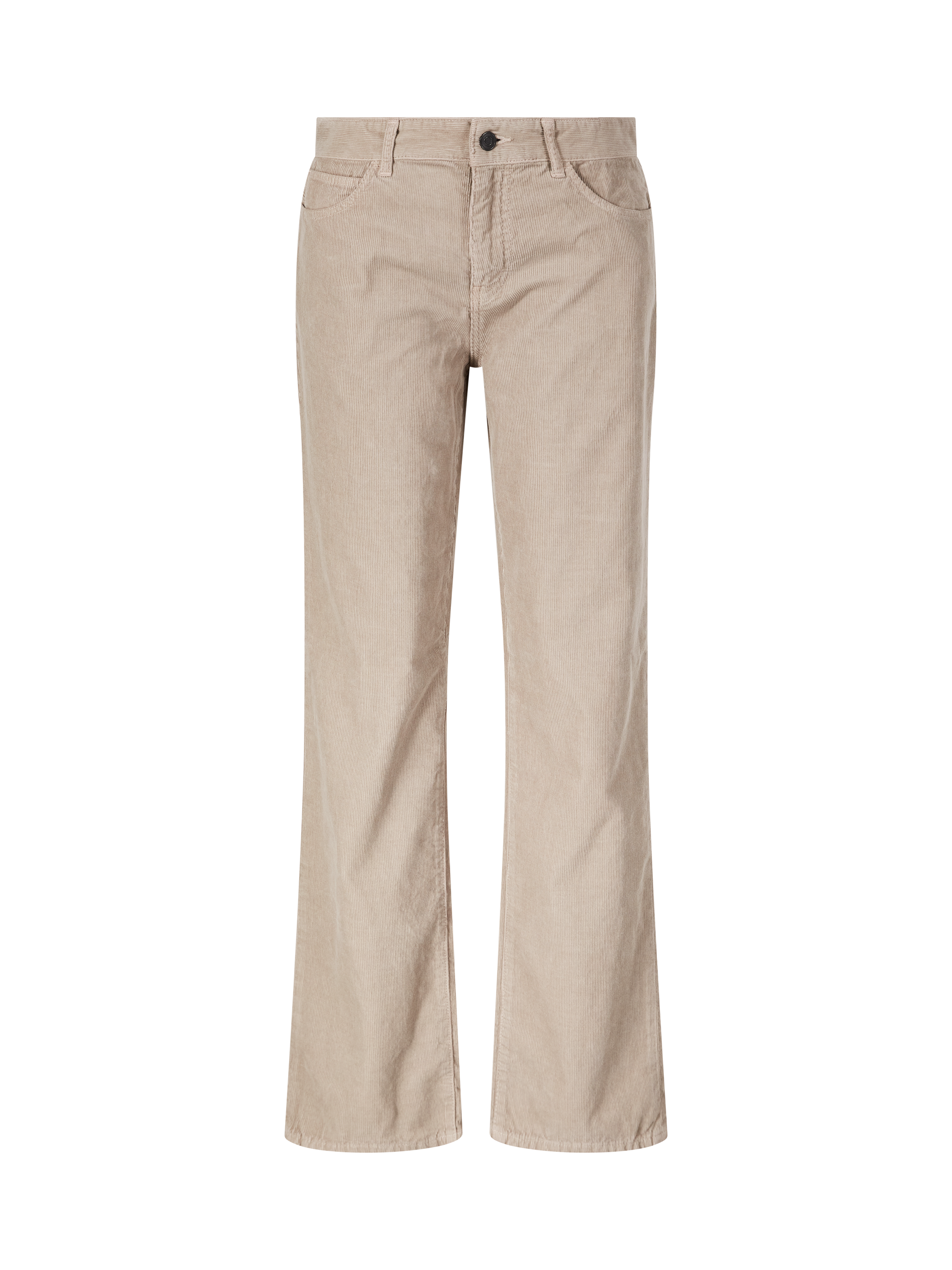 Corduroy trousers 'Carlyl' Beige