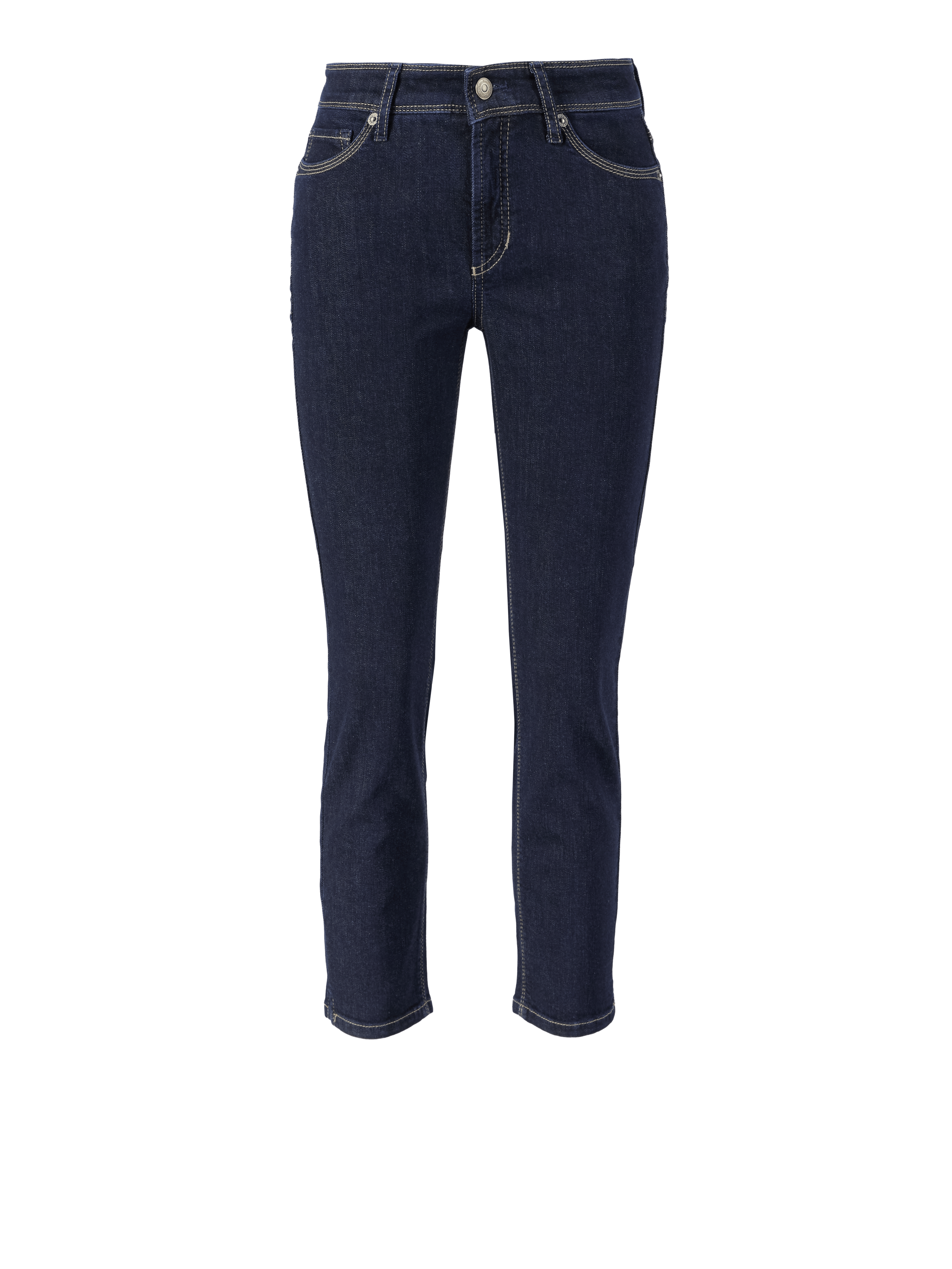 Slim-Fit Jeans 'Piper Short' Dunkelblau