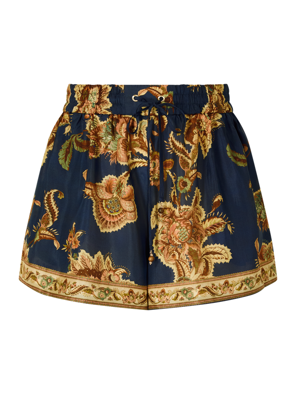 Florale Seidenshorts 'Aster' Multi
