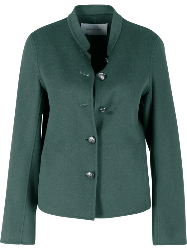 'Jolie' Fern double-faced cashmere and wool jumper
