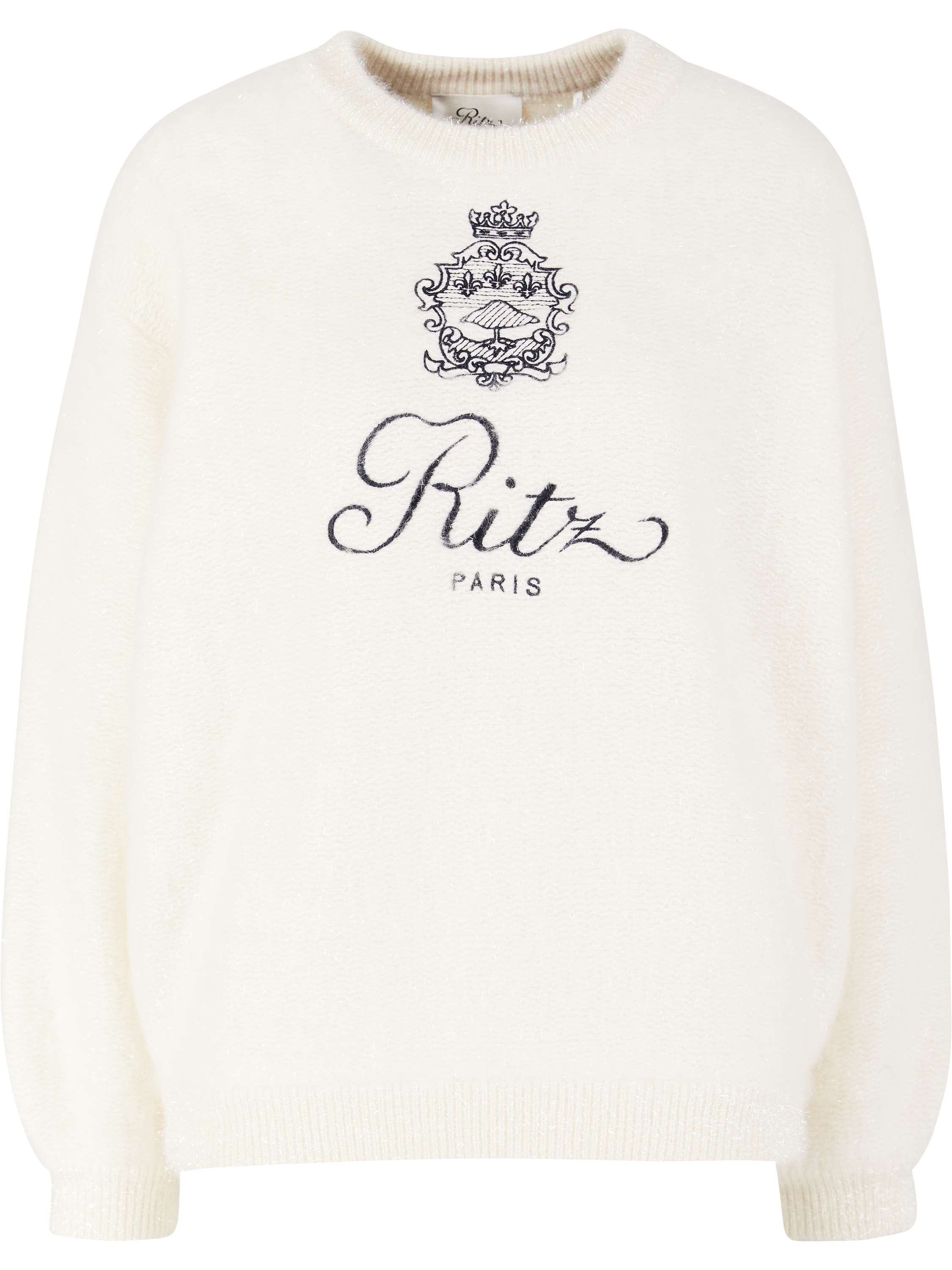 Frame Cashmere-Pullover 'Frame x Ritz Paris' Crème, Produktansicht – UNGER.DE