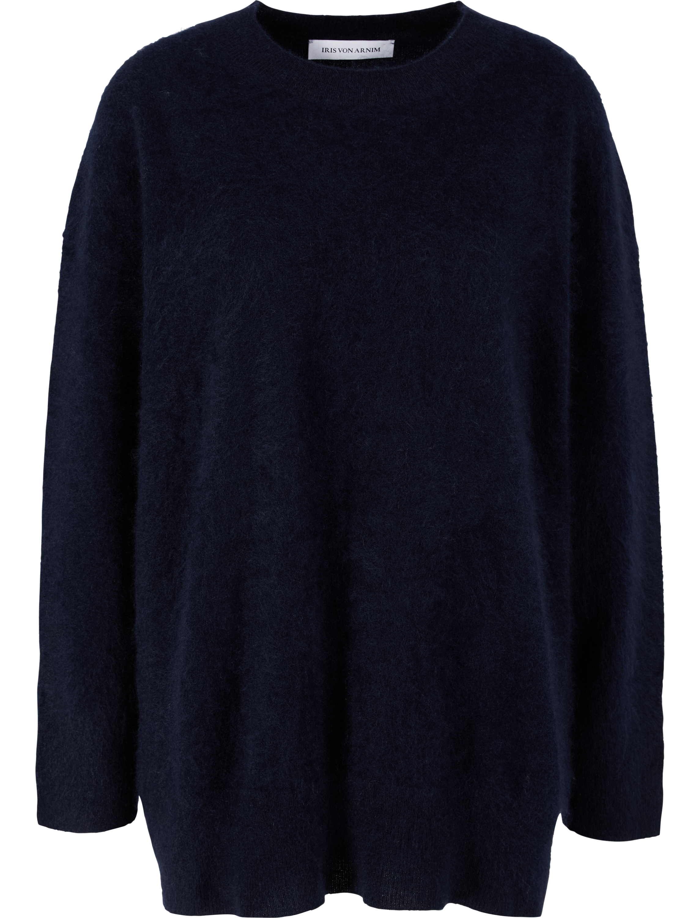 Iris von Arnim 'Darlina Brushed' cashmere jumper, navy, Product view – UNGER.DE