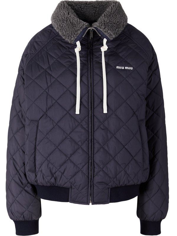 Bomberjacke 'Padded' Marineblau