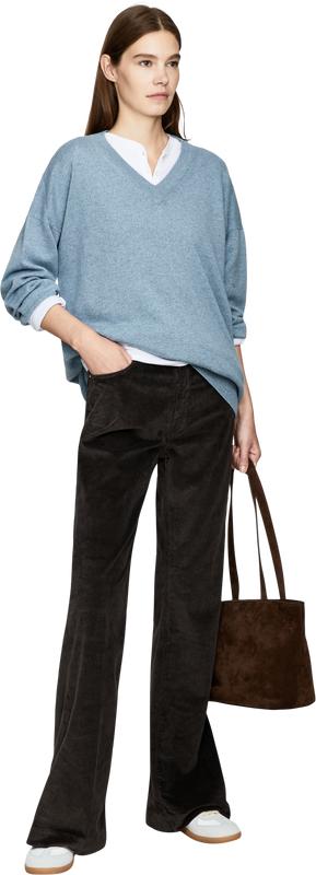 Cordhose 'Paolie' Dunkelbraun