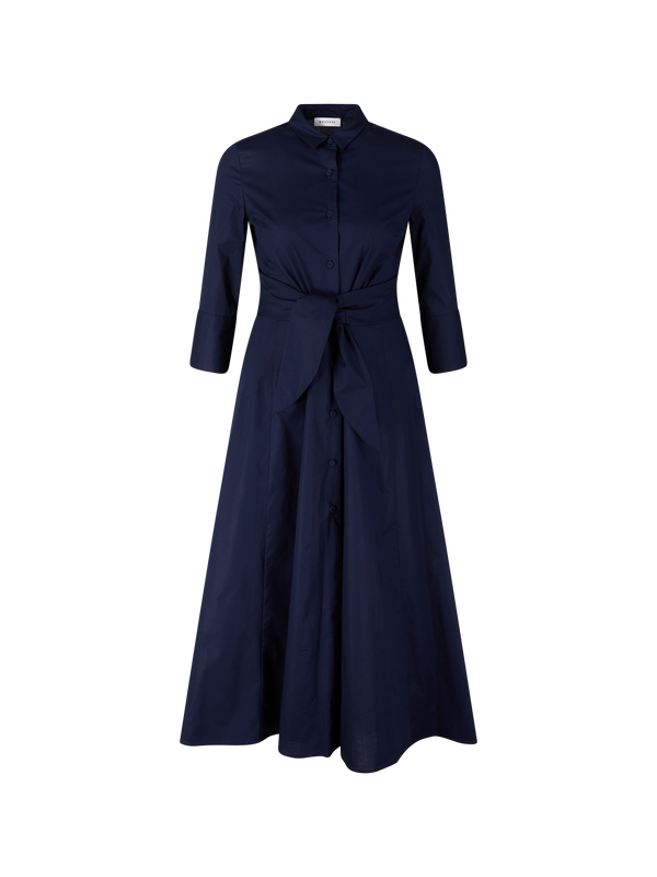 Shirt dress navy blue