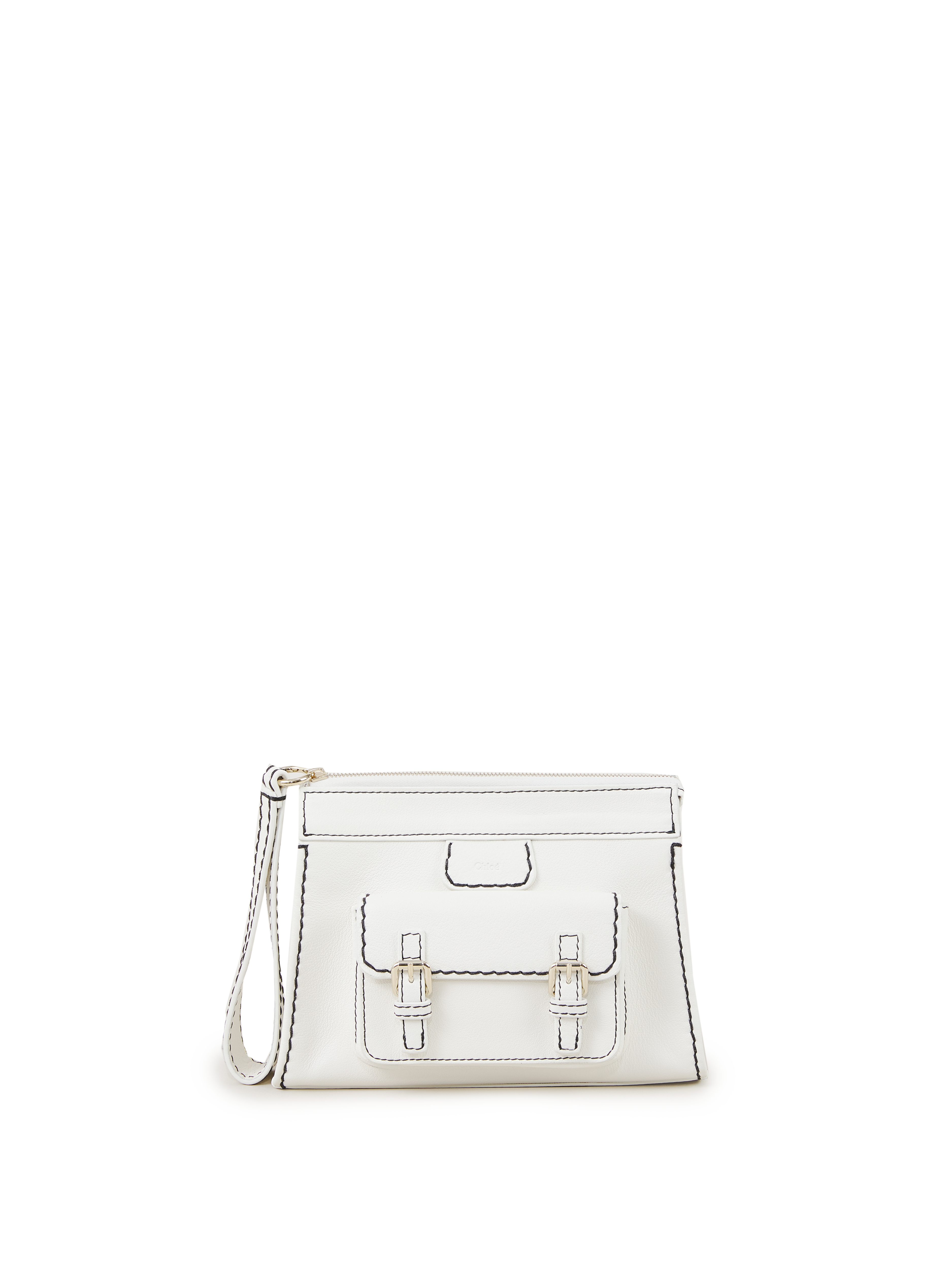 Clutch 'Edith Small Pouch' White