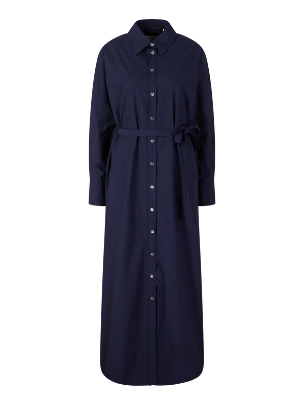 Maxikleid 'The Long Shirt' Marineblau