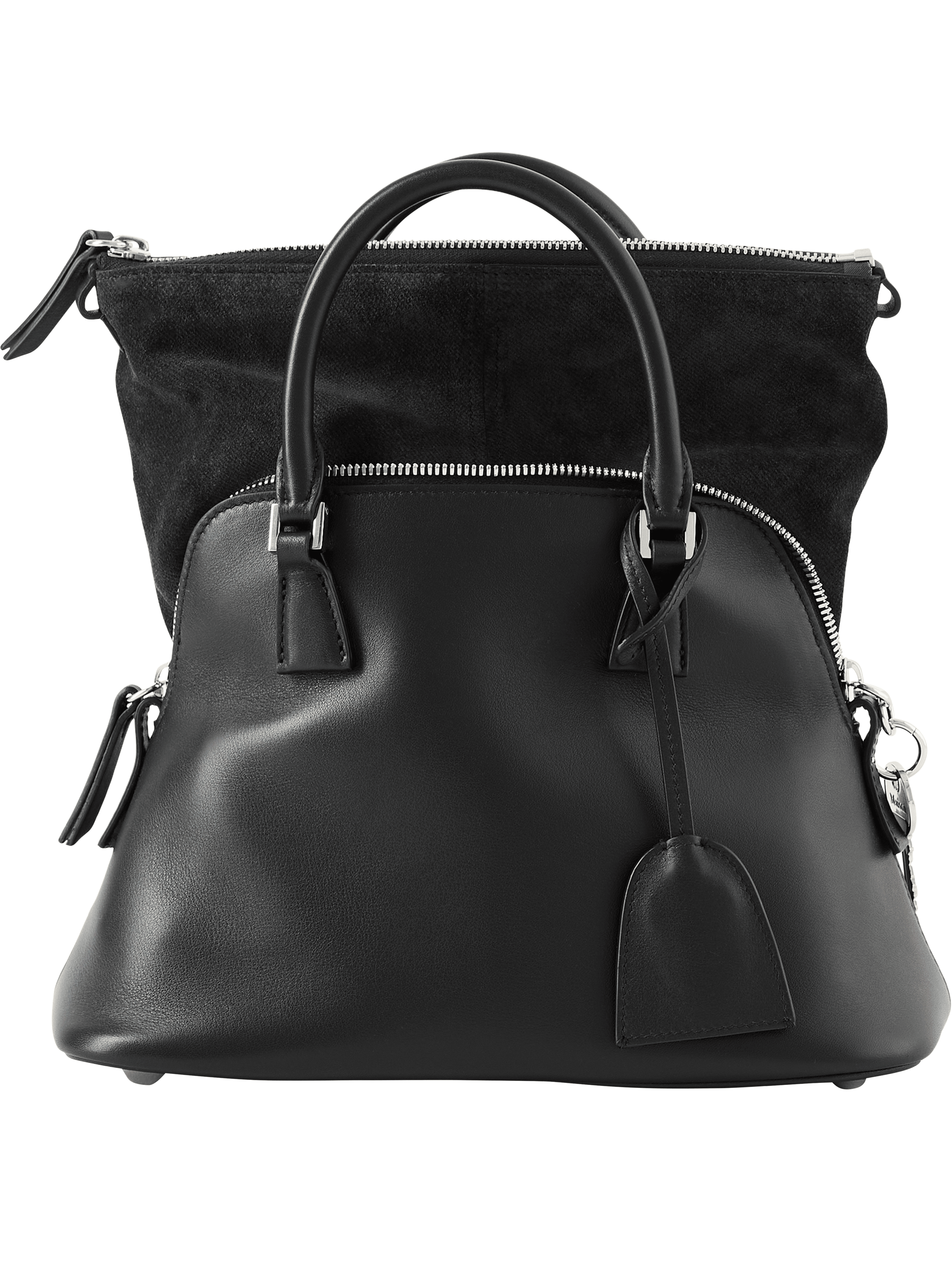 Maison Margiela Handtasche '5AC Soft Mini' aus Kalbsleder Schwarz, Produktansicht – UNGER.DE