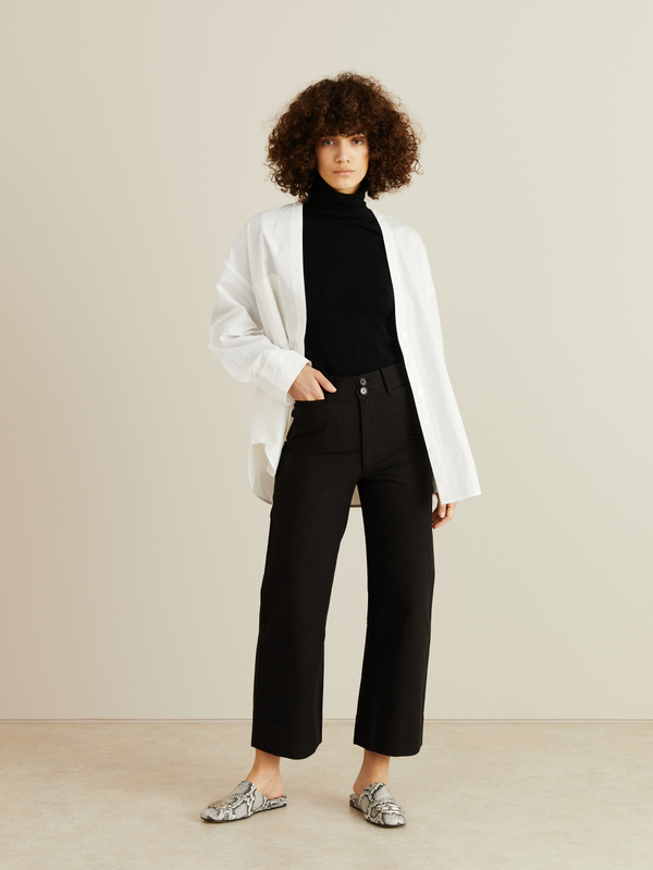 Baumwollhose 'Classic Merida' Schwarz