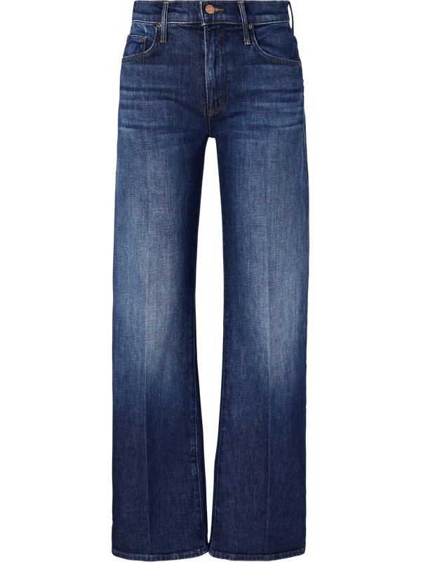 Wide-Leg Jeans 'The Mid Rise Lasso Sneak' Dunkelblau