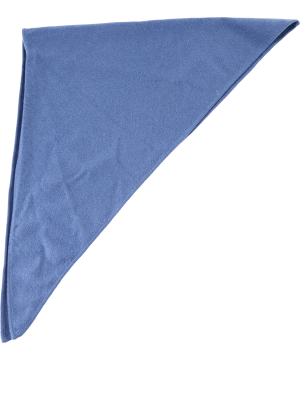 Dreiecksschal aus Cashmere Blau