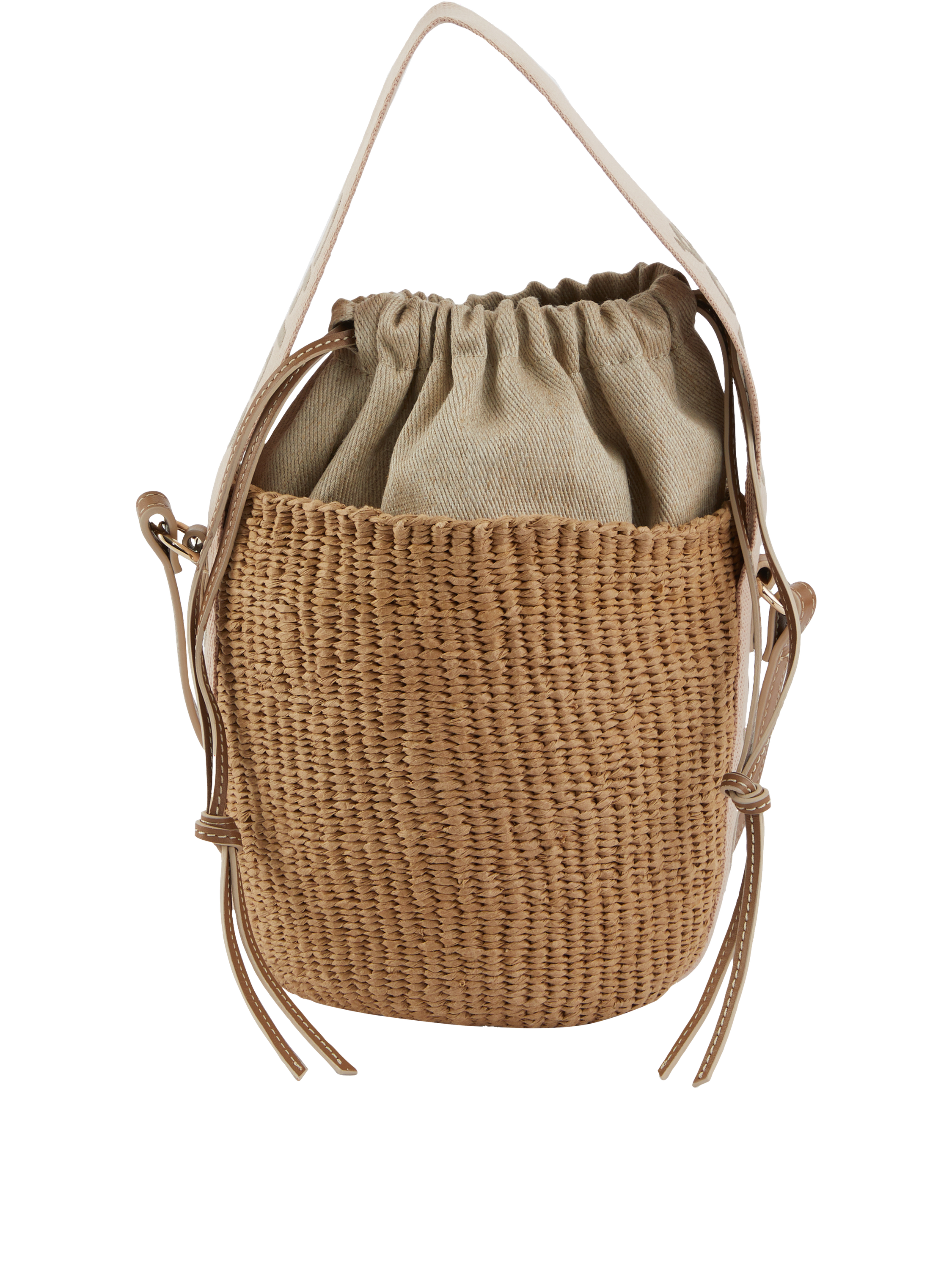 Umhängetasche 'Small Woody Basket' Blushy Beige