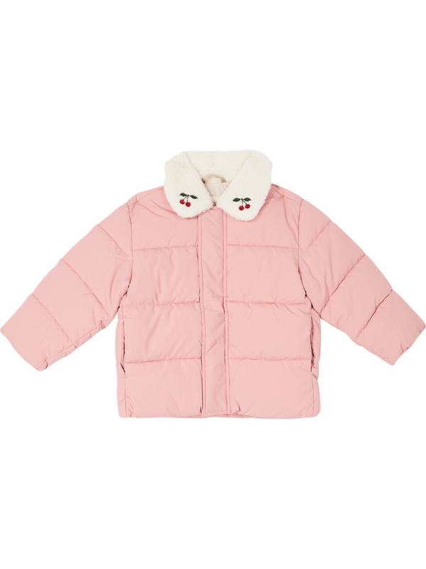 'Alpi Collar' quilted jacket in Rosé