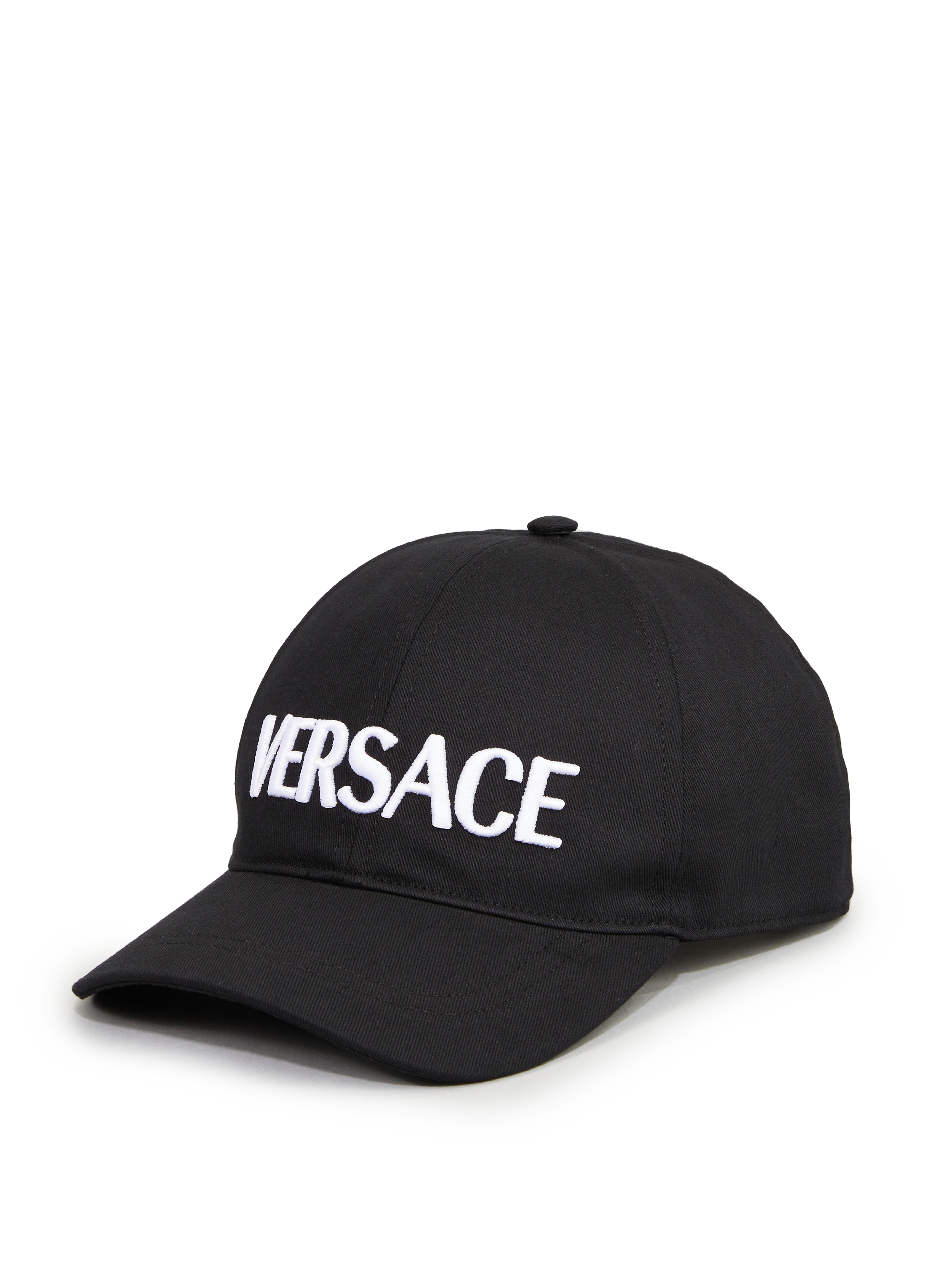 Cap mit Logo-Stickerei Schwarz