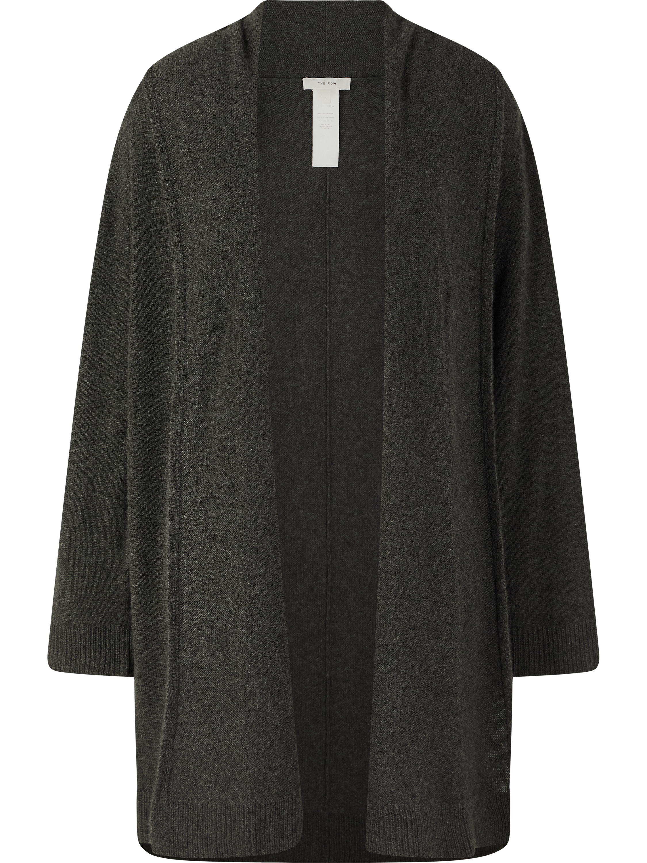 'Ovaan' cashmere cardigan, charcoal grey