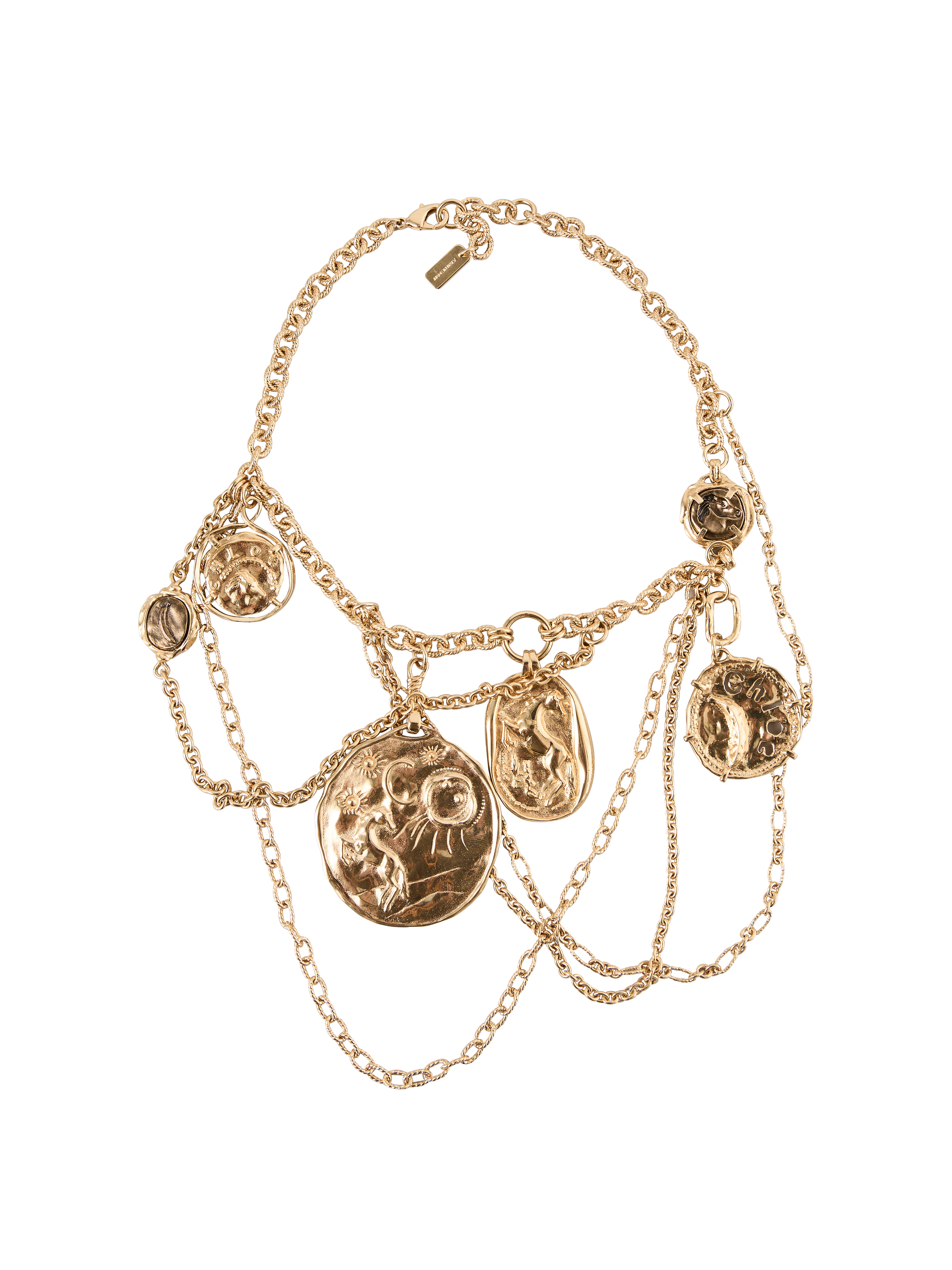 Halskette 'Medals Plastron' Gold