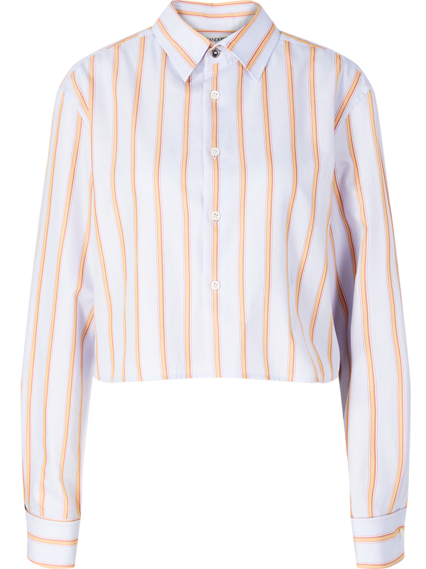 Gestreiftes Cropped Hemd Multi