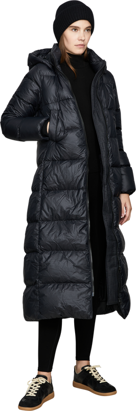 Jersey-Rollkragenpullover 'Compact' Schwarz