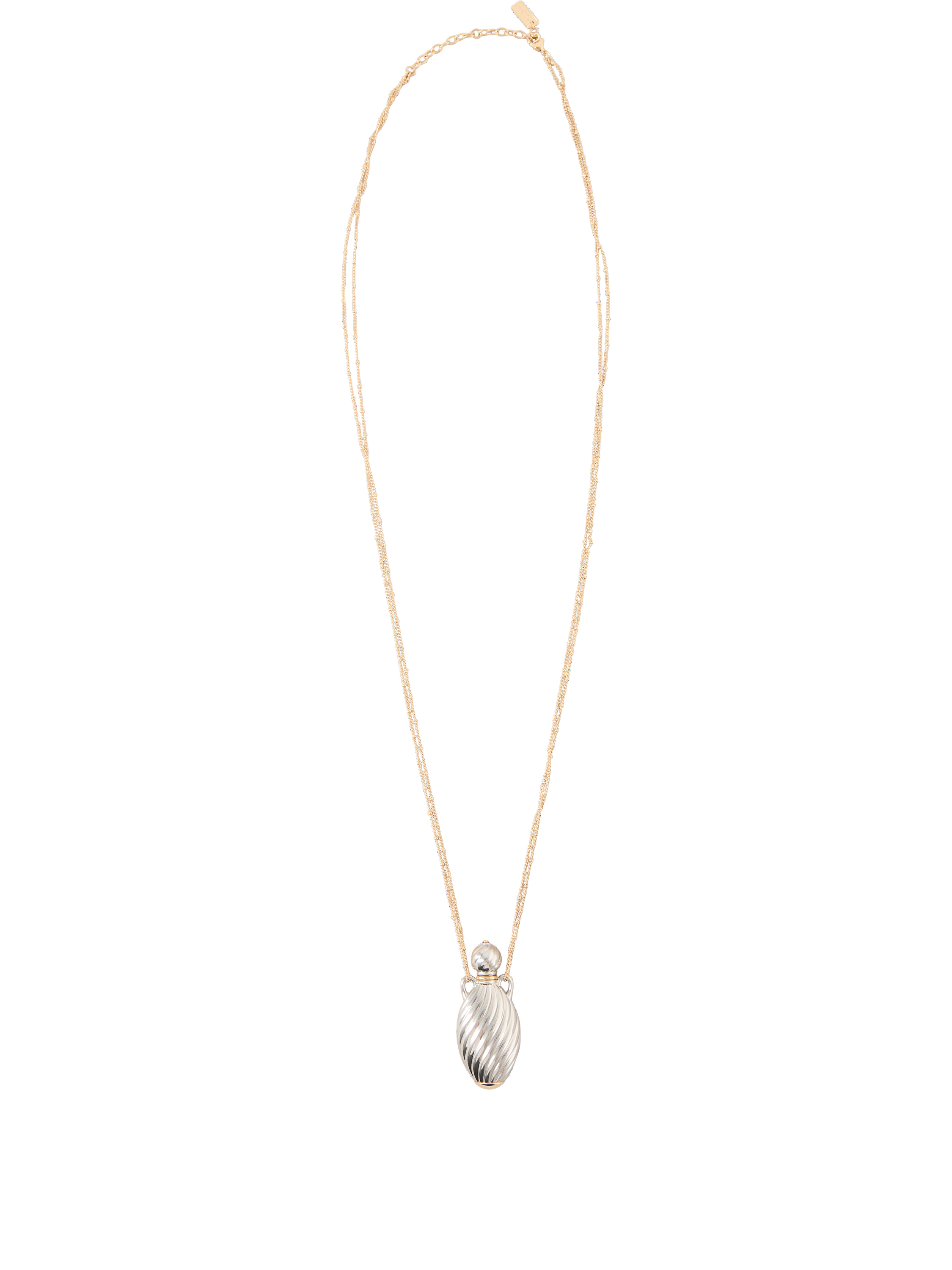 Halskette mit Anhänger Gold/Silber
