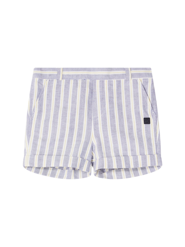 Gestreifte Shorts Blau