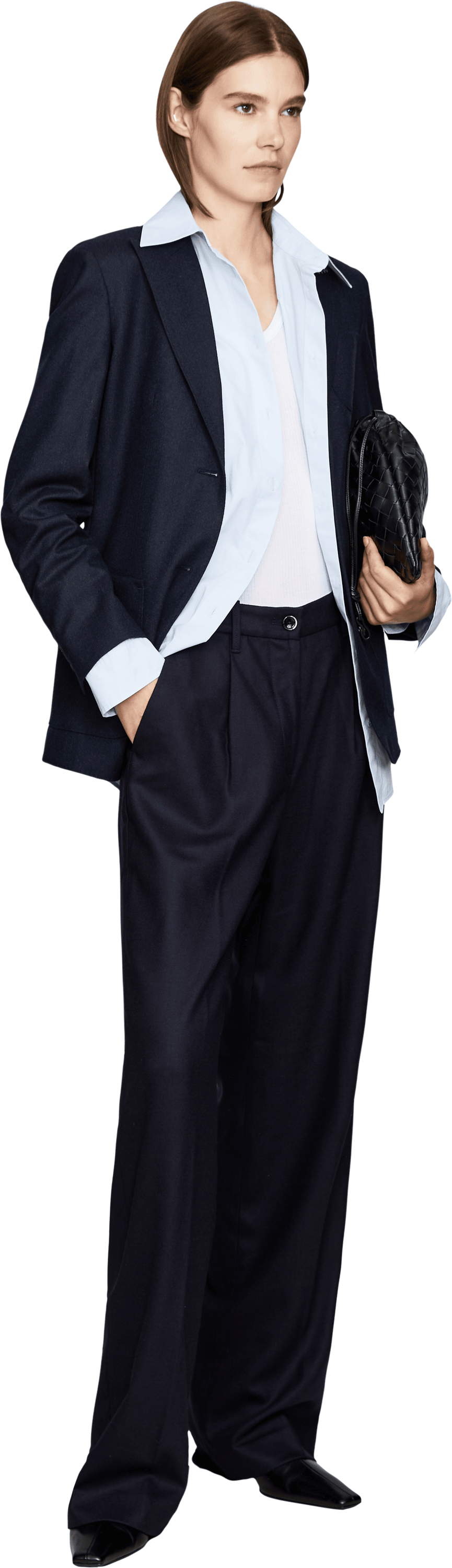 Max Mara Einreihiger Cashmere-Blazer 'Bronte' Marineblau – UNGER.DE