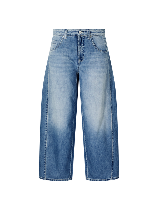 'Orla' relaxed-fit jeans in medium blue