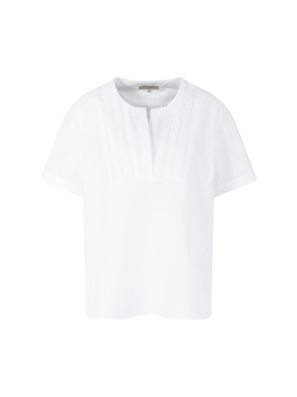 Kurzärmelige Bluse 'Dominic' in Weiß