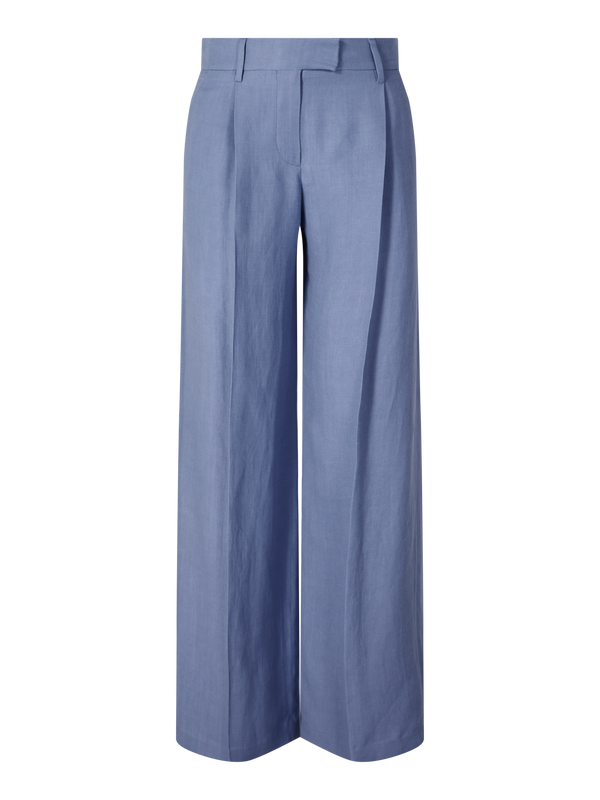 Bundfaltenhose Indigo
