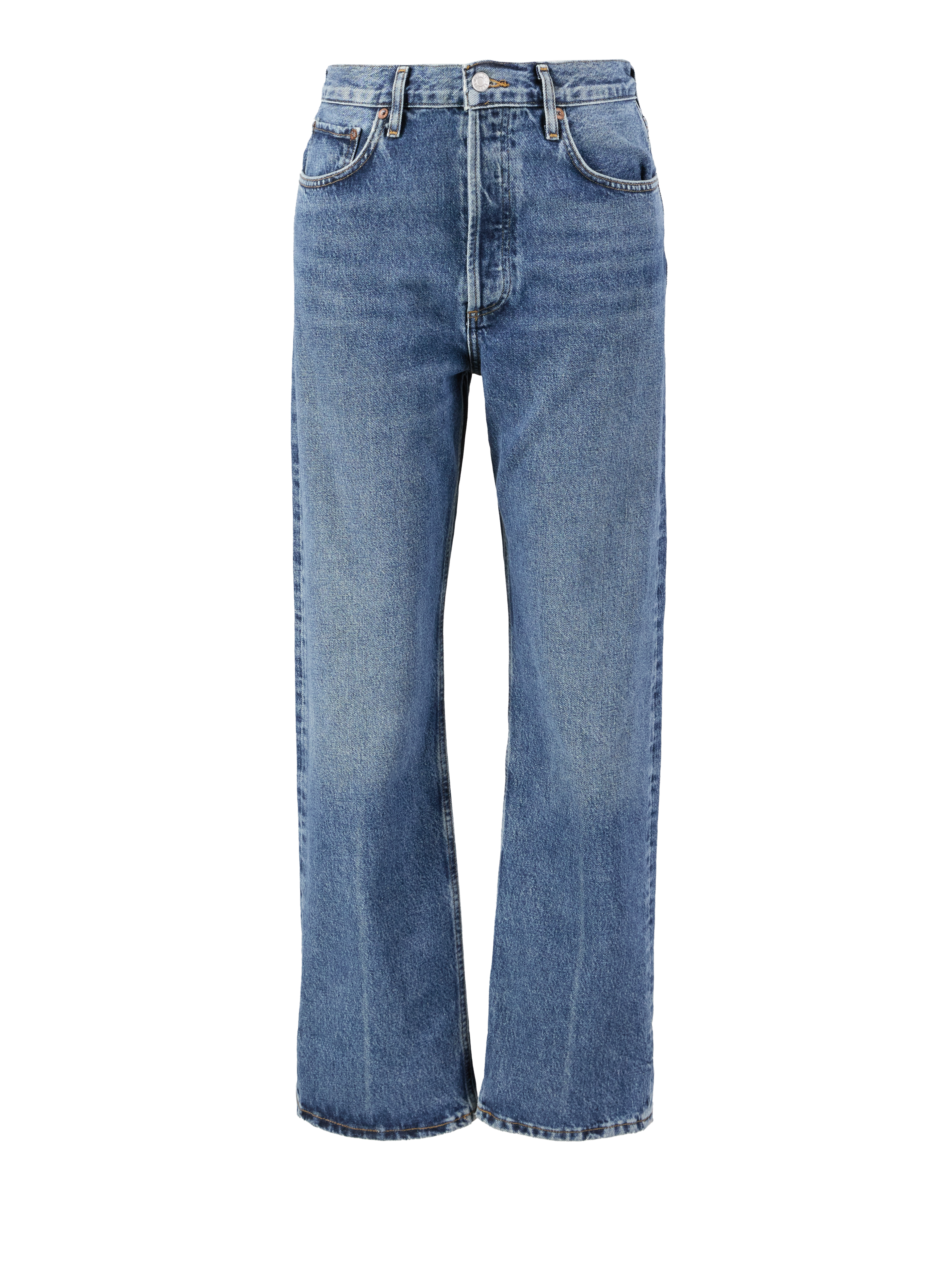 Relaxed-Fit Jeans 'Fran' Mittelblau