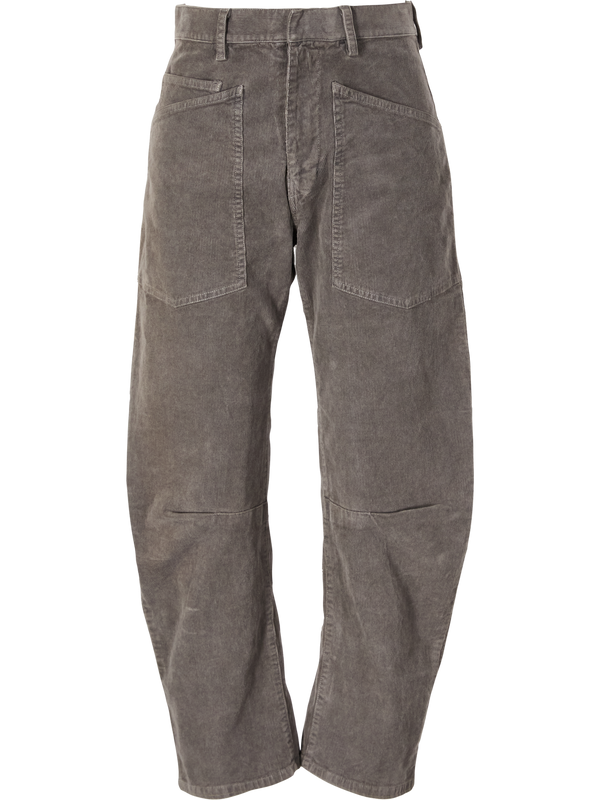 Cordhose 'Shon' Grau