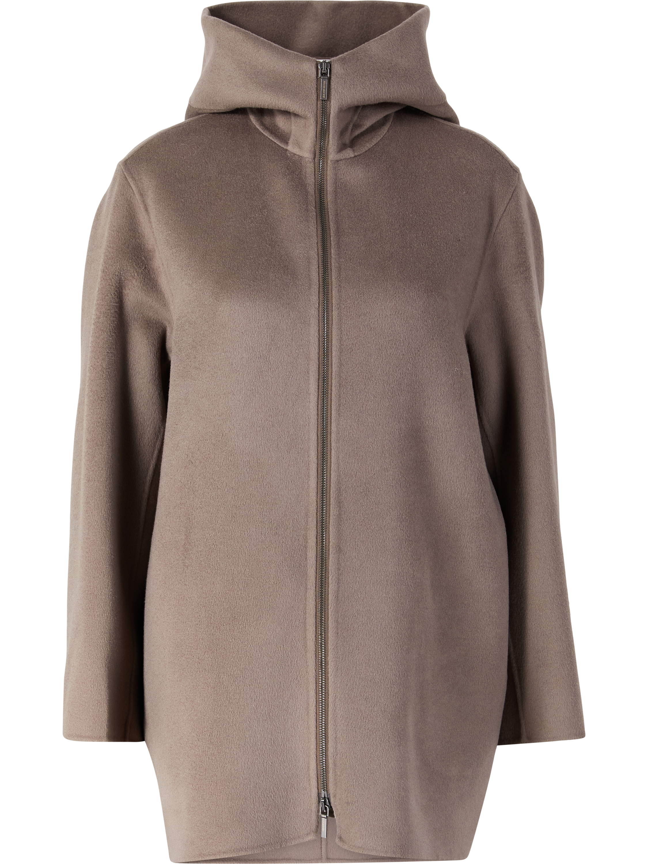 Doubleface-Cashmere-Jacke 'Dance Slim' Taupe