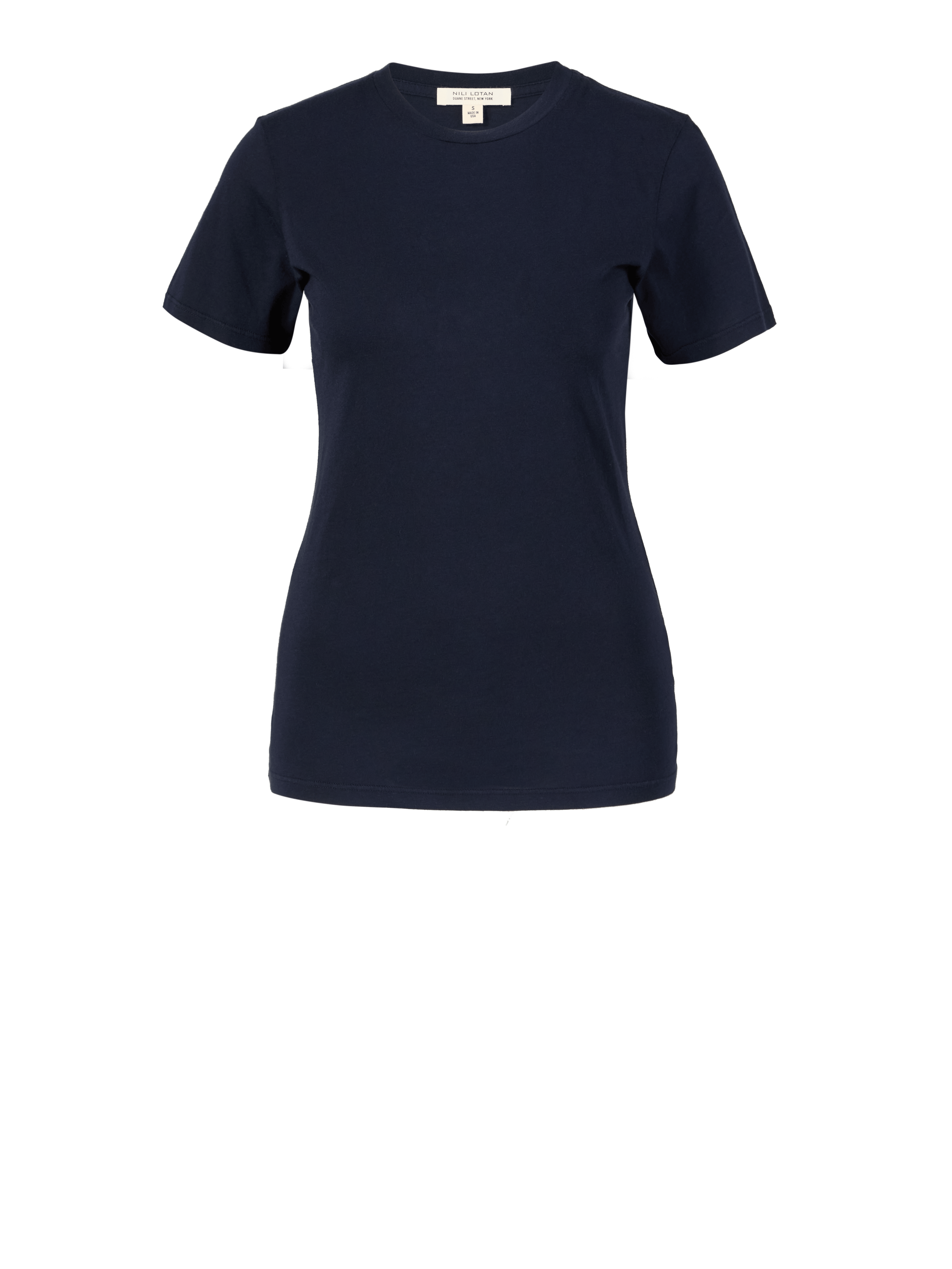 Baumwoll-T-Shirt 'Mariela' Marineblau