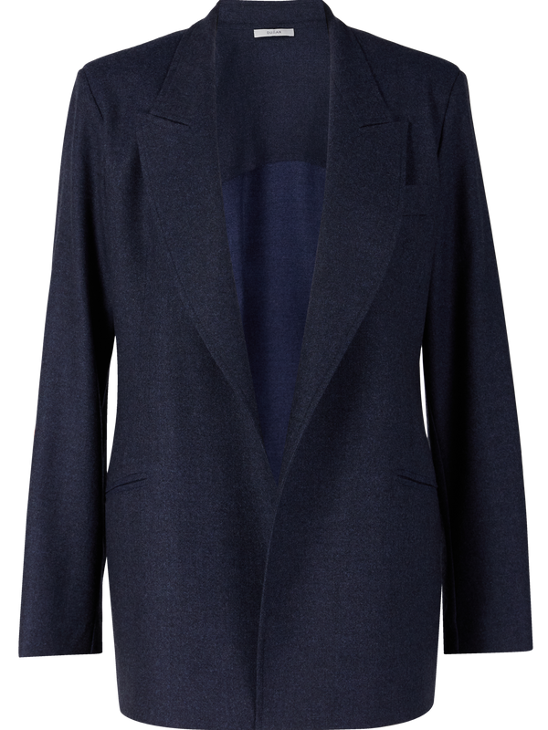 Woollen blazer dark blue