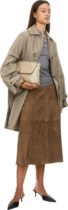 Oversized Car-Coat Taupe
