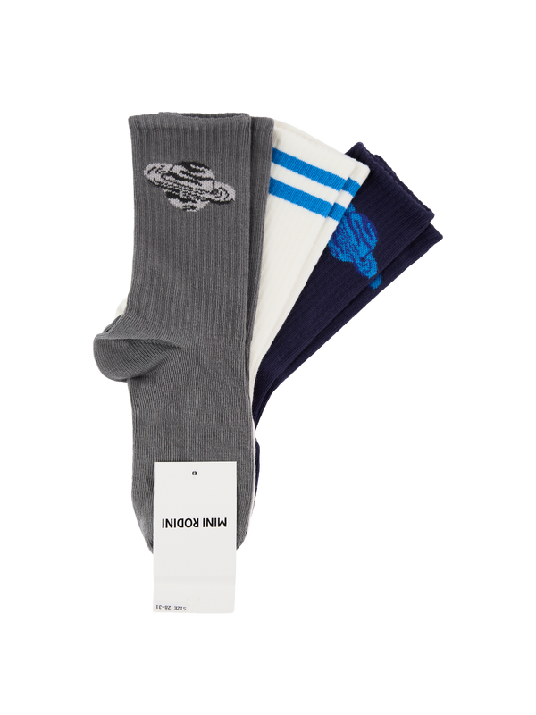 3-er Pack Socken 'Planet' Multi