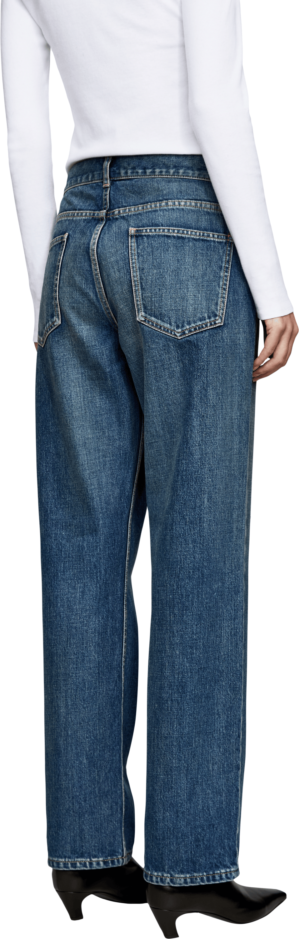 The Row 'Dinni' jeans mid-blue, Back view – UNGER.DE