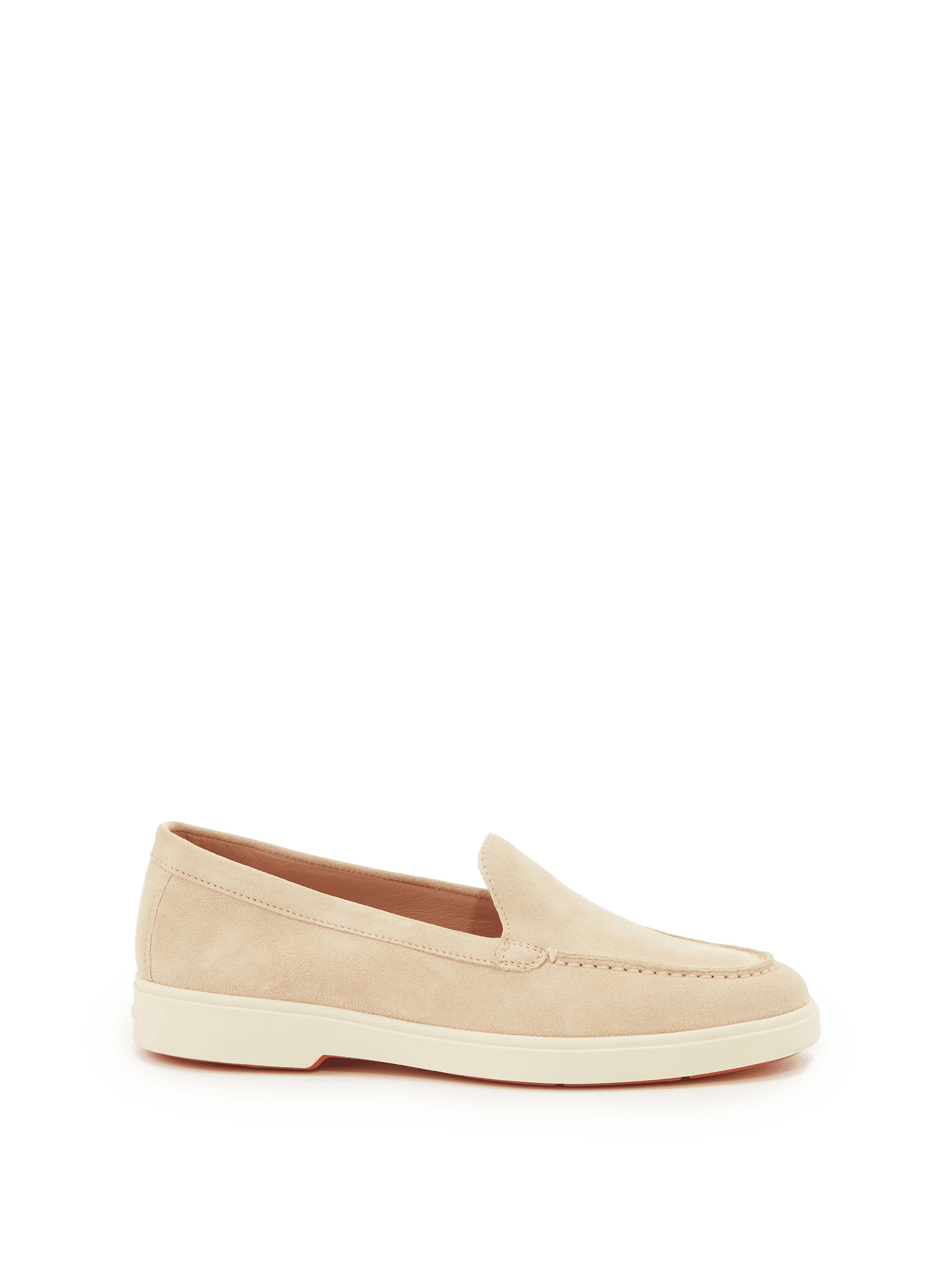 Loafer 'Yalta Moc' aus Veloursleder Beige