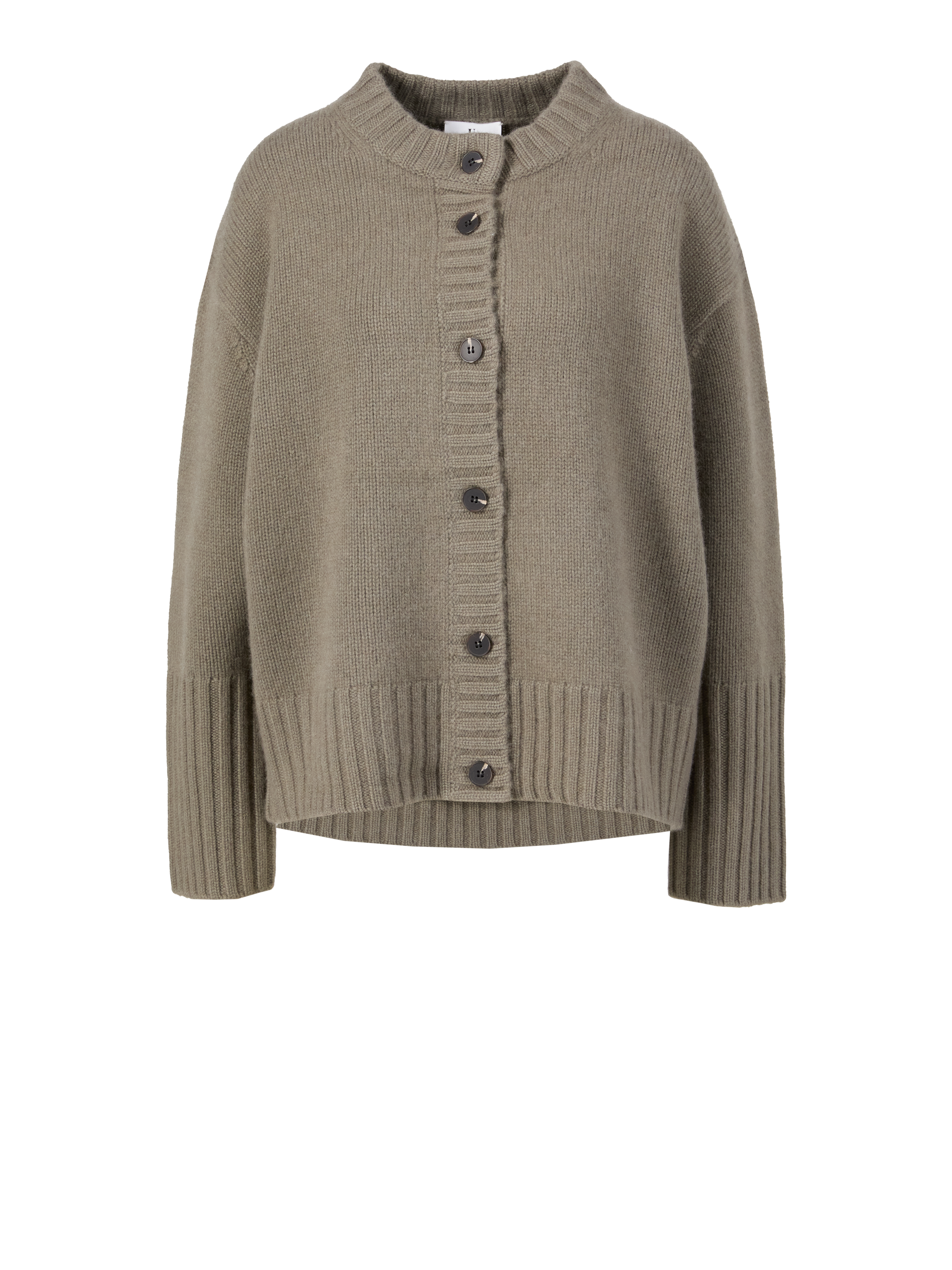 Oversized Cashmere-Strickjacke 'Betty' Khaki