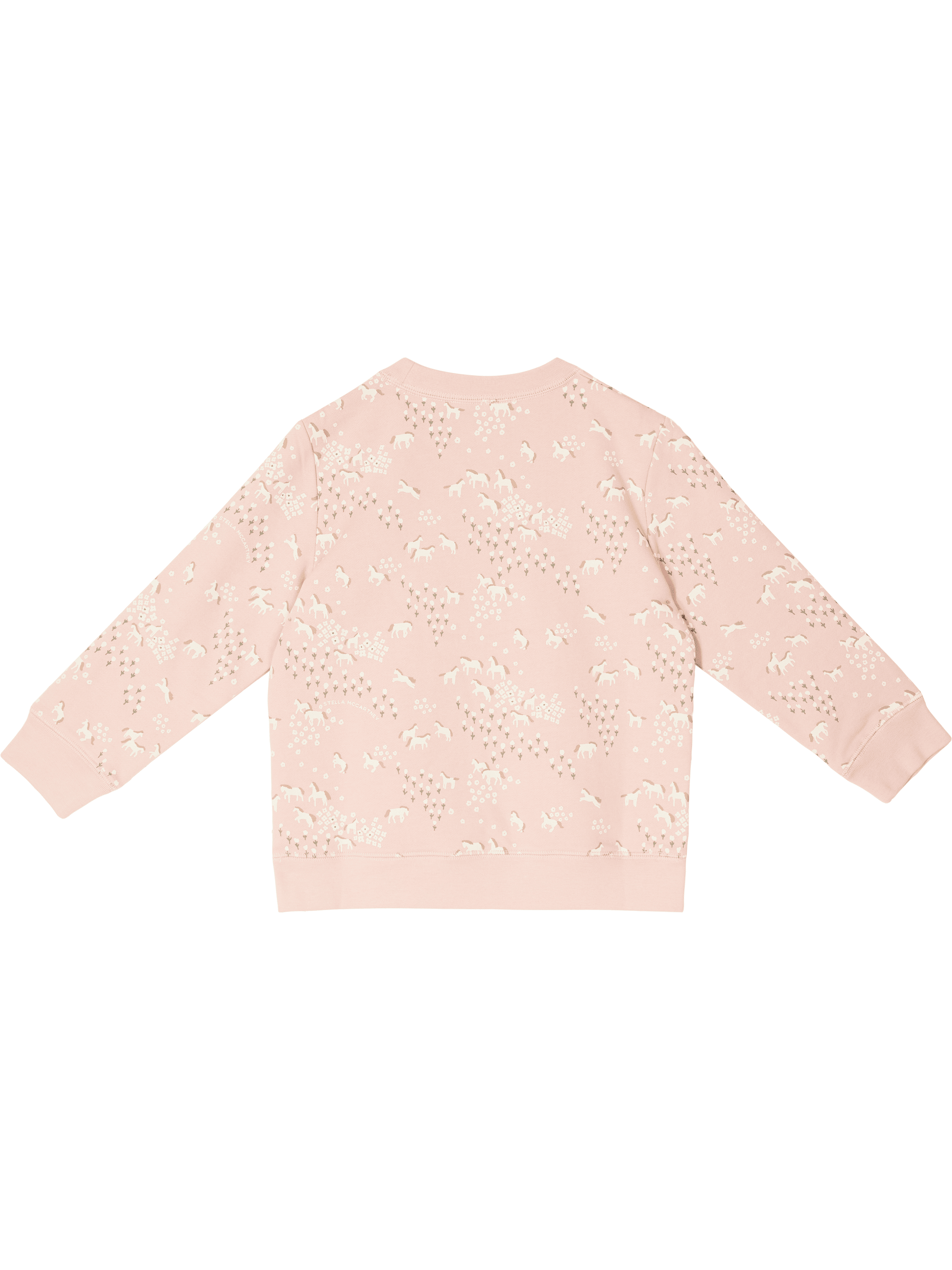 Stella McCartney Kids Sweatshirt mit Pferdemotiven Rosé – UNGER.DE