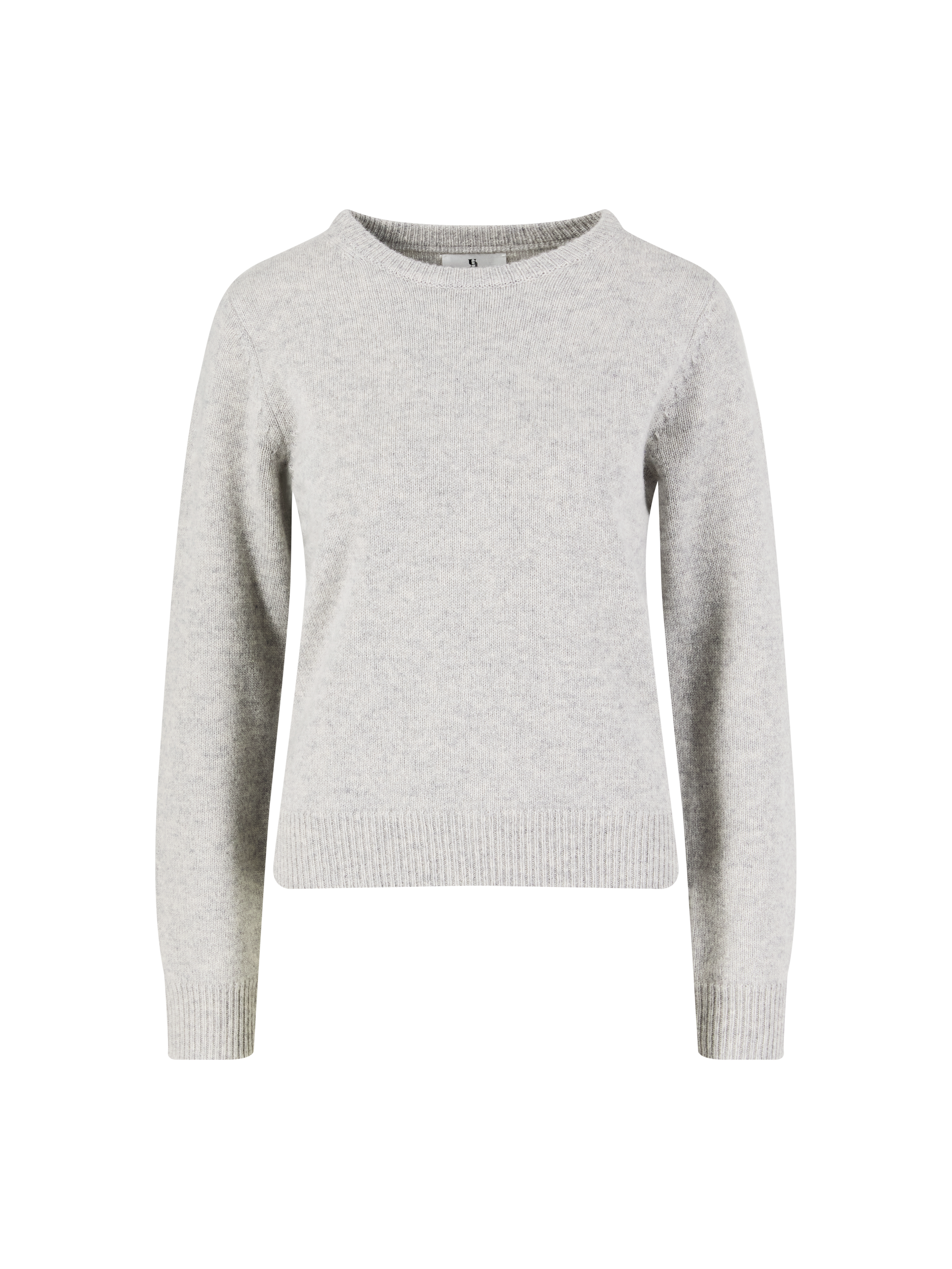 Cashmere-Pullover mit Rundhalsausschnitt Silver