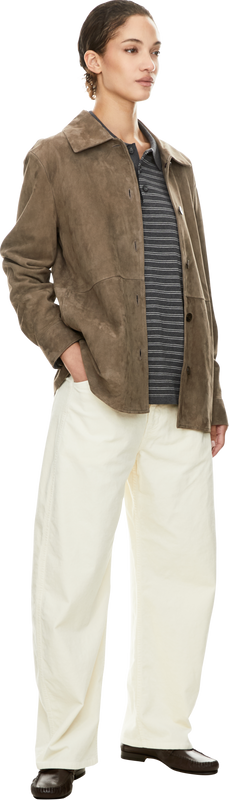 Cordhose 'Tribeca' Crème