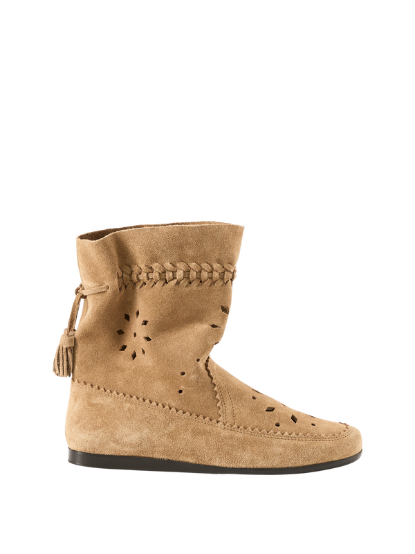 Stiefeletten 'Woosta' Taupe