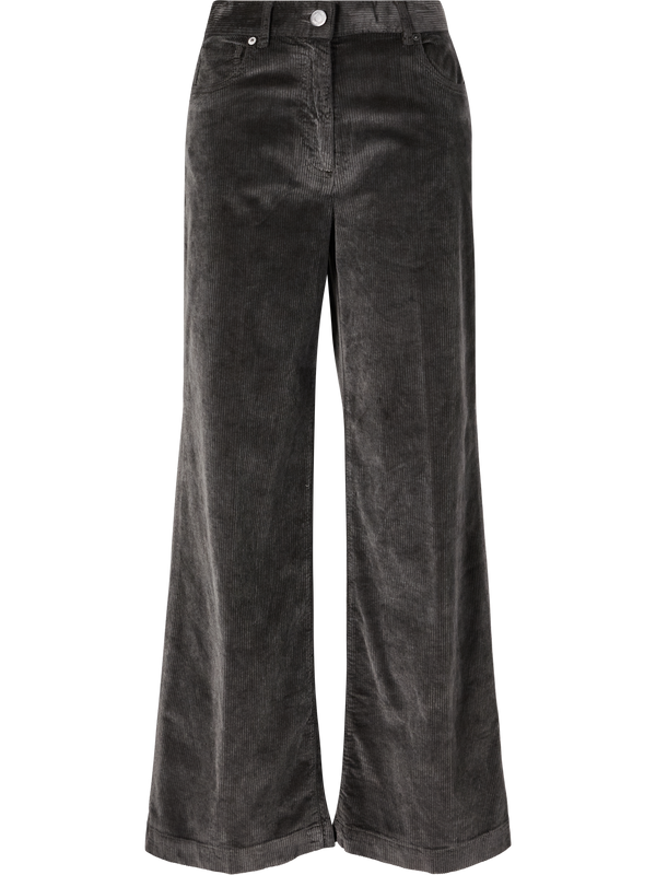 Weite Cordhose Eukalyptus