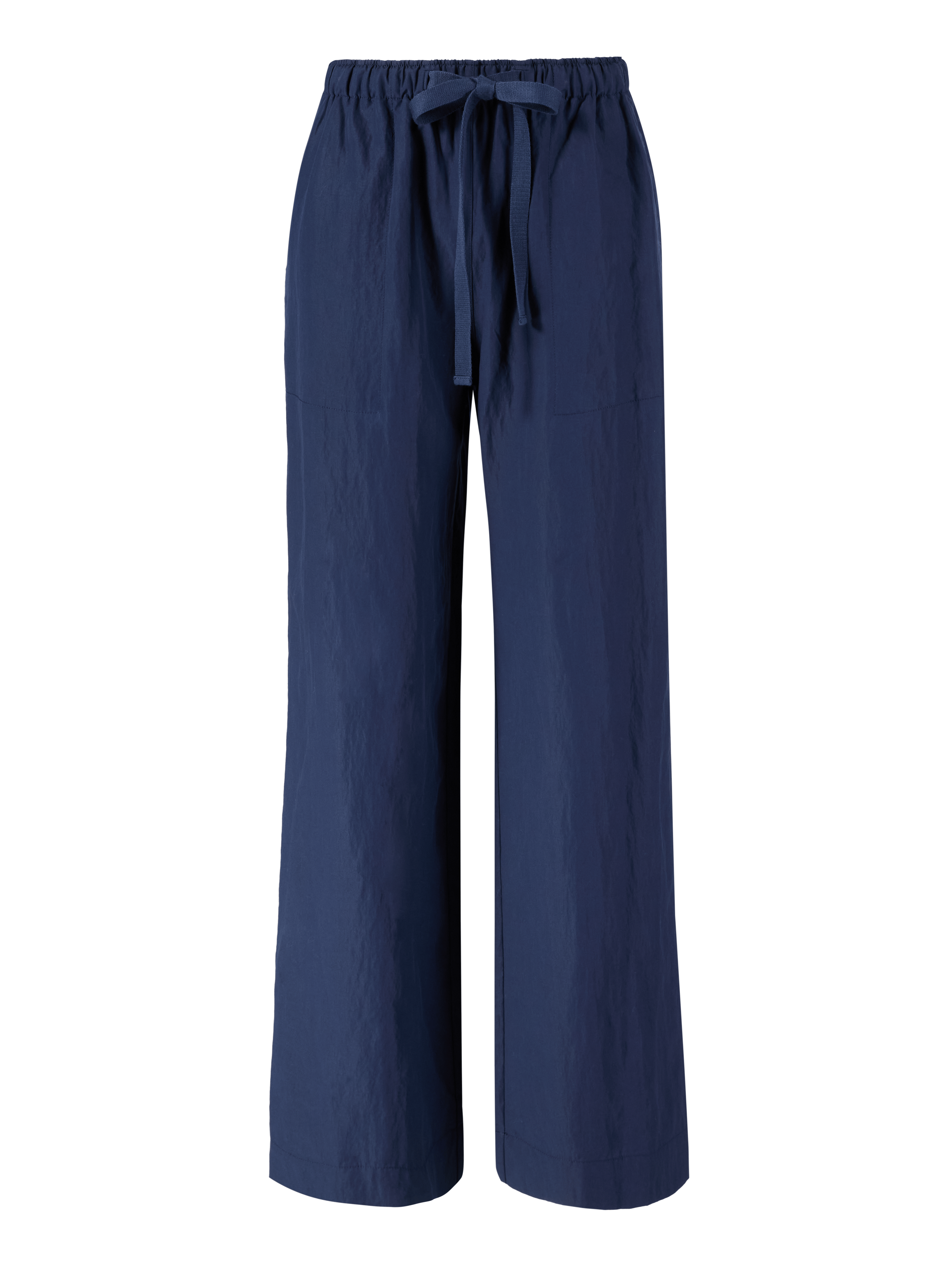 Blue fabric trousers