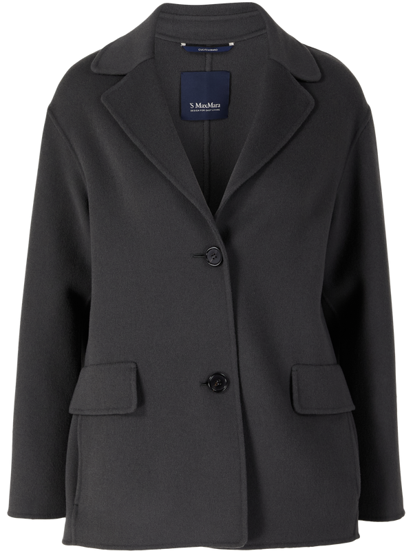 Cabanjacke 'Elfi' aus Schurwolle Grau