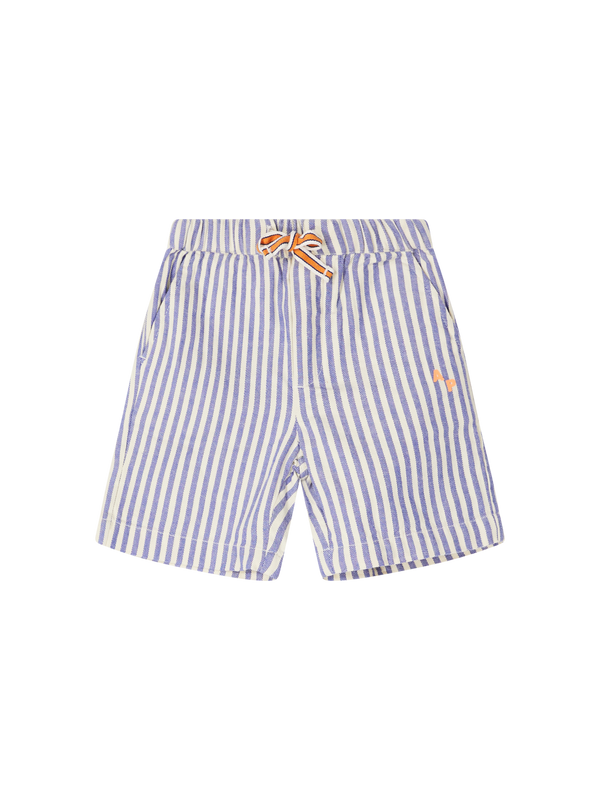 Gestreifte Denim-Shorts 'Rayures' Blau