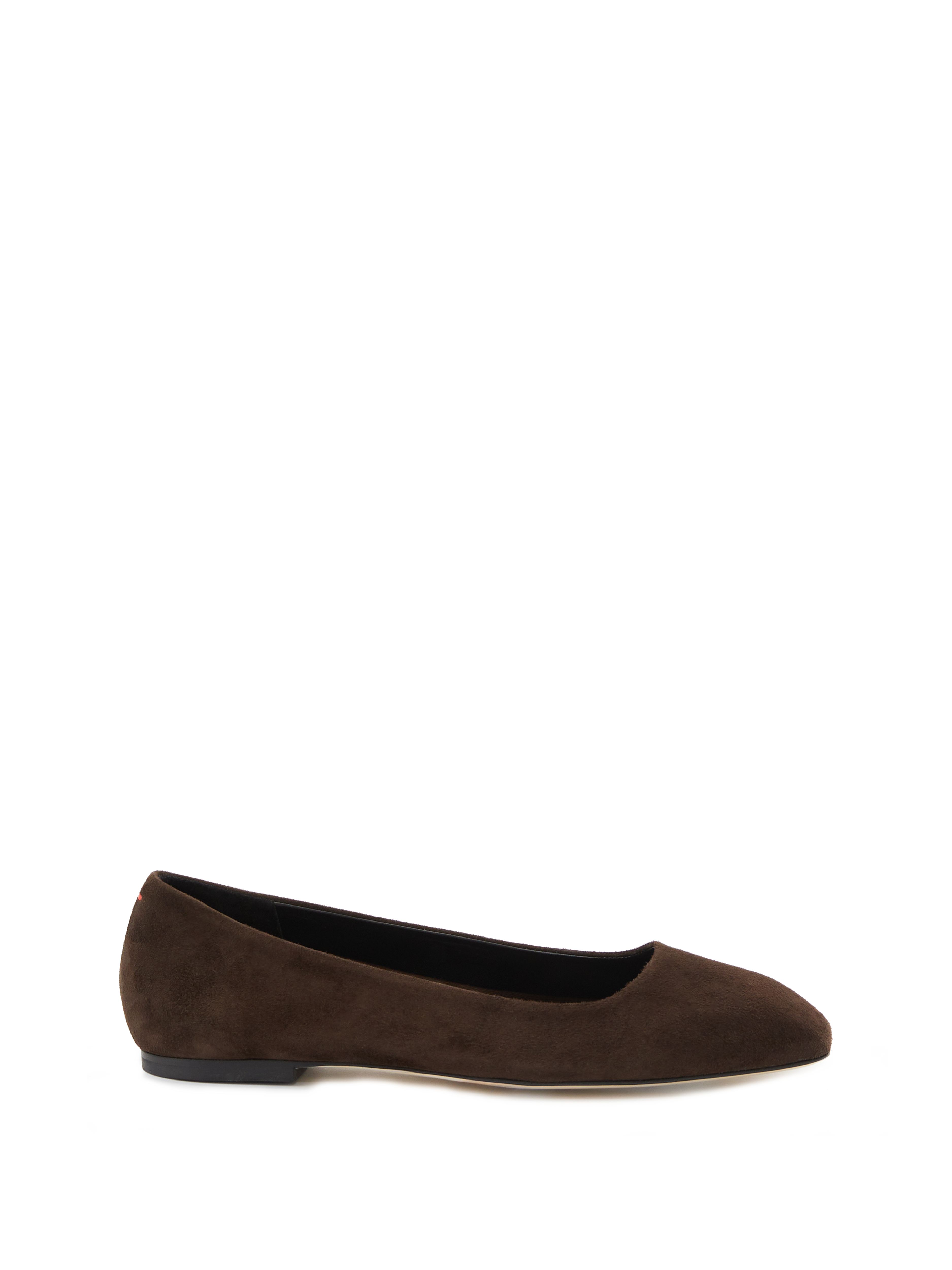 Flats aus Veloursleder 'Ida' Braun