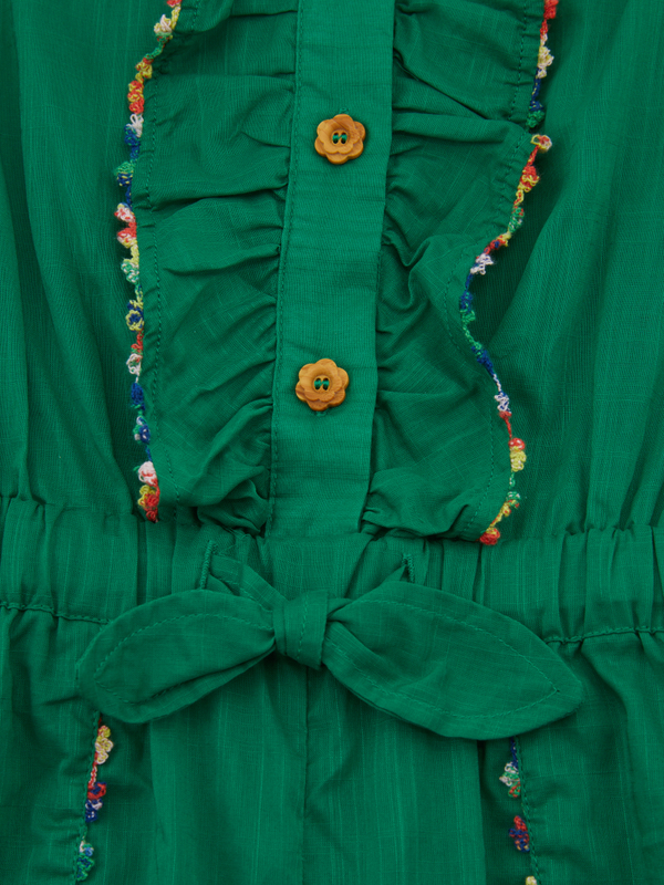 Anzug 'Junie Frill' Grün