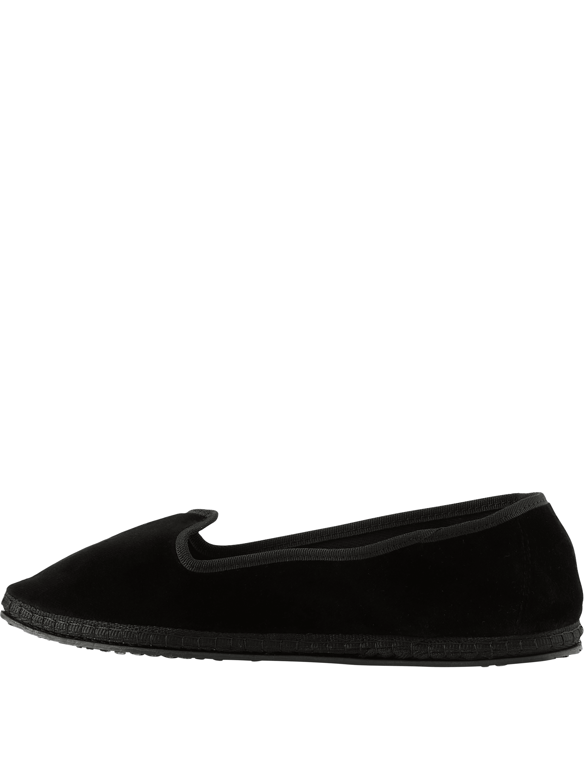 Piedàterre Venezia Slipper 'Brosky' Nero Tabarro, Frontansicht – UNGER.DE