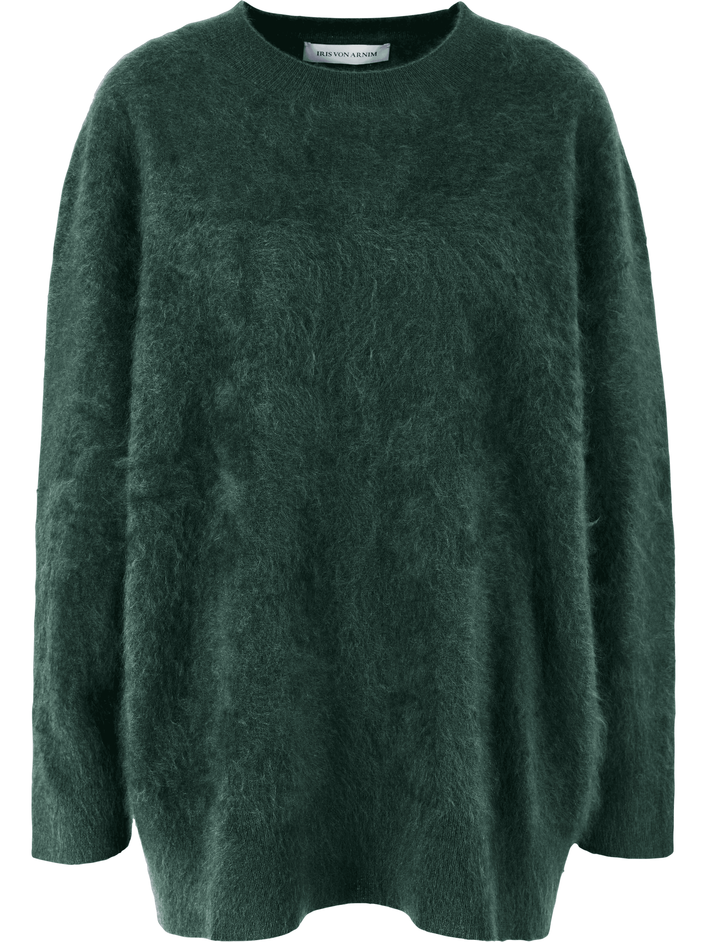 Iris von Arnim 'Darlina Brushed' Forest cashmere jumper, Product view – UNGER.DE